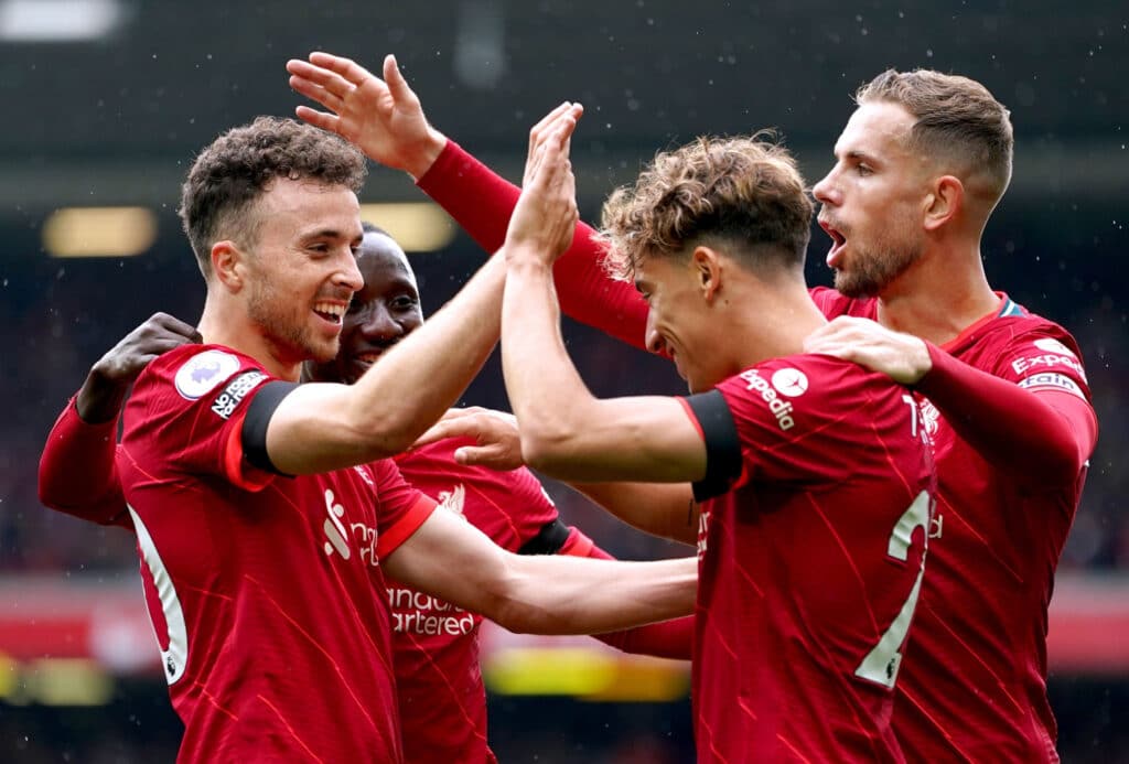 Liverpool vs Burnley - Diogo Jota & Kostas Tsimikas